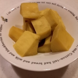 レンジで甘く美味しくさつま芋をふかし芋にする方法